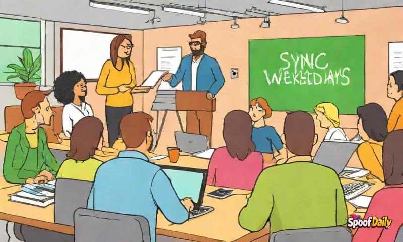 Company Implements 'Meeting-Free Wednesdays' Then Fills Them With 'Sync-Ups' Which Are Just Meetings