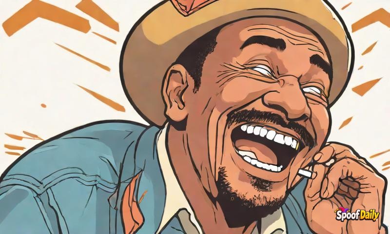 Chuckles McGee Laughs So Hard At Own Joke That He Forgets Punchline, Starts Over
