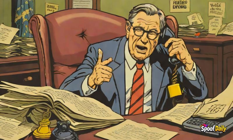 Senator Filibuster McStall Spends 14 Hours Reading The Phone Book To Avoid Voting