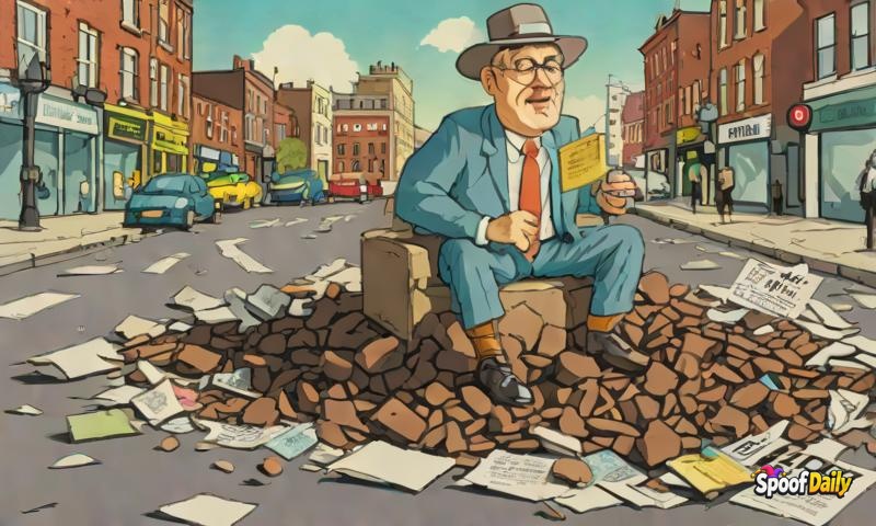 Mayor Soggy Bottom Declares Potholes 'Modern Art Installation' To Avoid Fixing Them