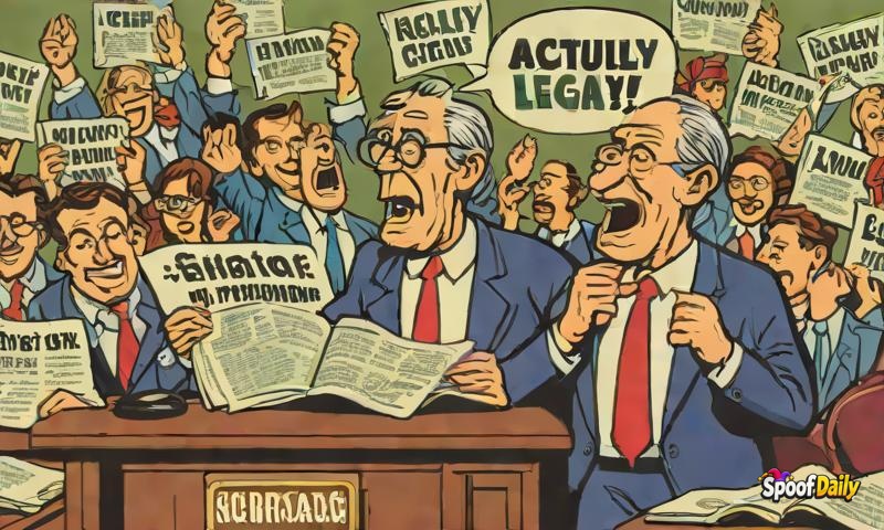 Senator Bluster McWindbag Proposes Law Making It Illegal To Say 'Actually'