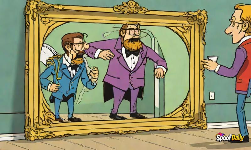 Sir Blinkerton McTwitch Wins Gold Medal In Staring Contest Against A Mirror