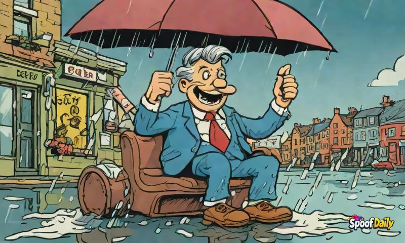 Mayor Soggy Socks Declares Rain 'Cancelled' After 47 Days Of Downpour