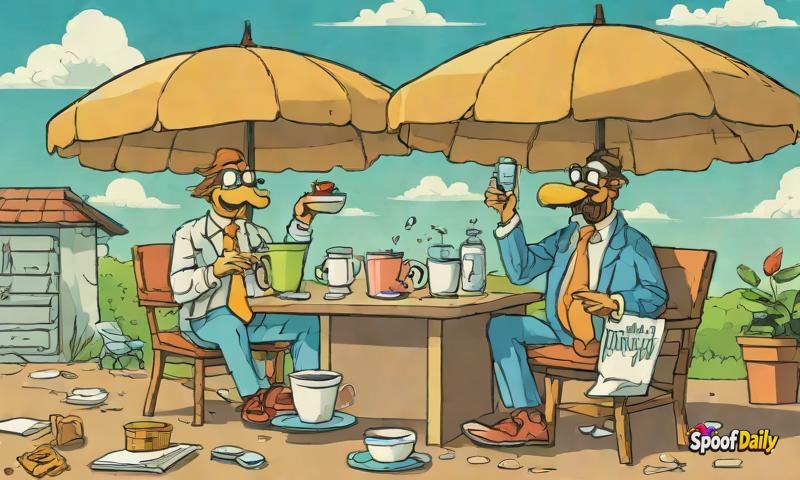 Flip Flop McWaddle Sells Leftover Rainwater As 'Artisanal Sky Tea'