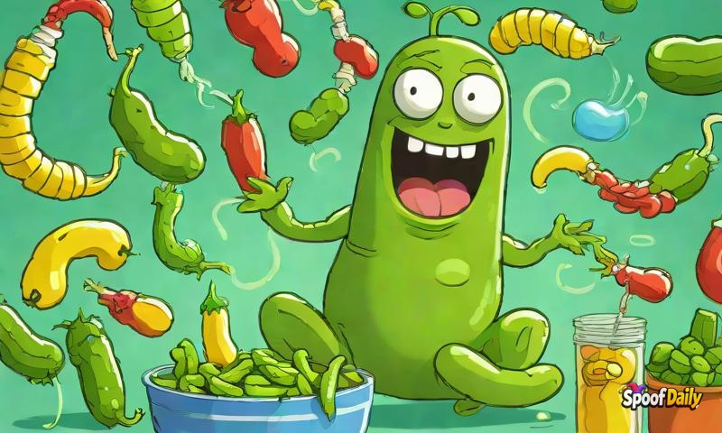 Bing Bong Wigglyworm Juggles Pickles For 12 Hours Straight, Sets Record