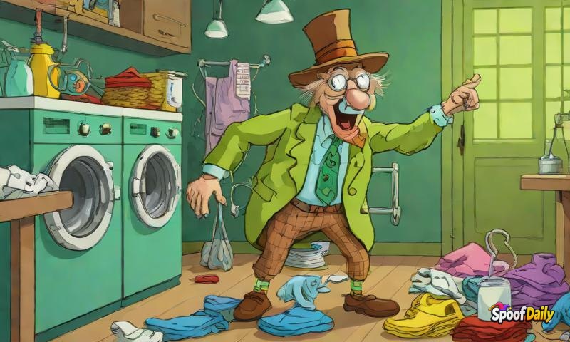 Professor Frazzle McWrinkle Proves That Socks Disappear Into 'Alternate Laundry Dimension'