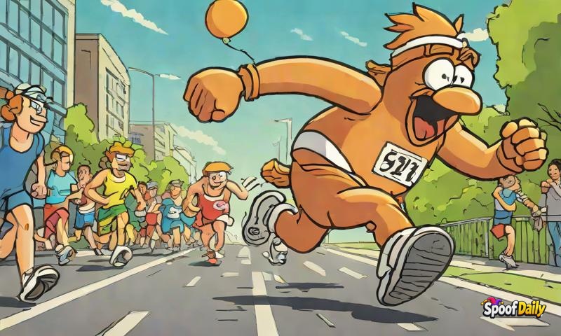 Floppy McWaddle Wins Marathon By Starting The Day Before, Calls It 'Strategic Timing'