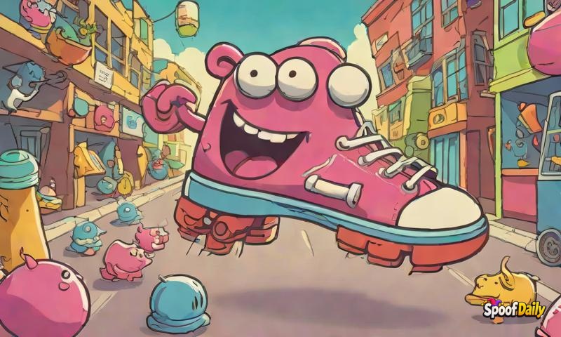 Bing Bong McBoing Invents Shoes That Squeak Happily With Every Step, Drives Everyone Nuts