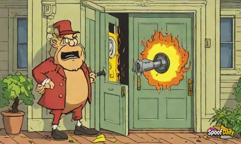 Grumpy McSnorepants Installs 'Sarcasm Detector' On Front Door, It Explodes From Overuse