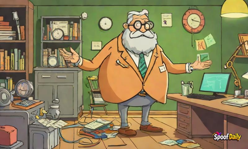 Professor Wobble McTheory Proves That Lost Remote Is Always In The Last Place You Look