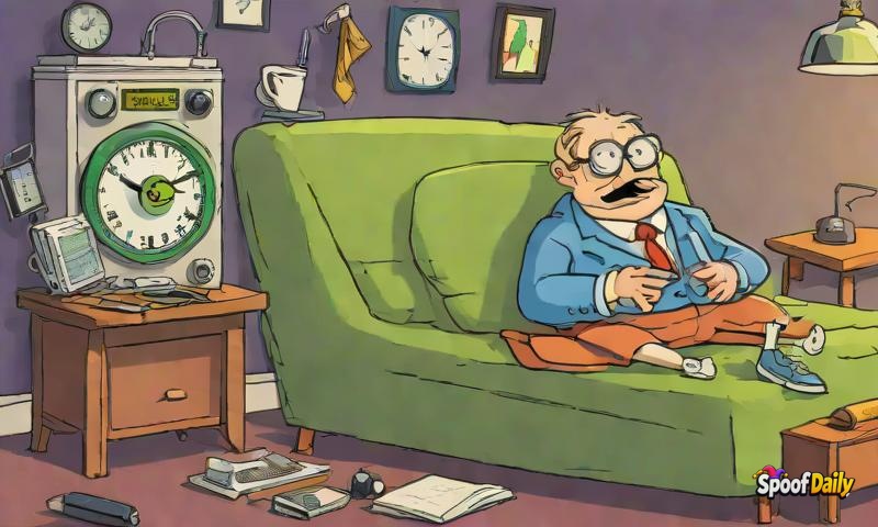 Professor Stumble McWobble Proves That Snooze Button Is Actually A Time Machine