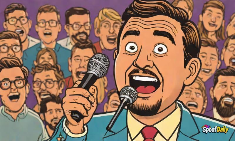 Chuckles McSnicker Wins Stand-Up Competition By Telling No Jokes, Just Staring At Audience