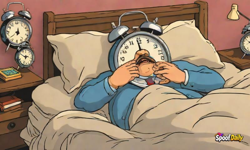 Sir Snorewell McPillow Sets World Record For Sleeping Through Own Alarm Clock