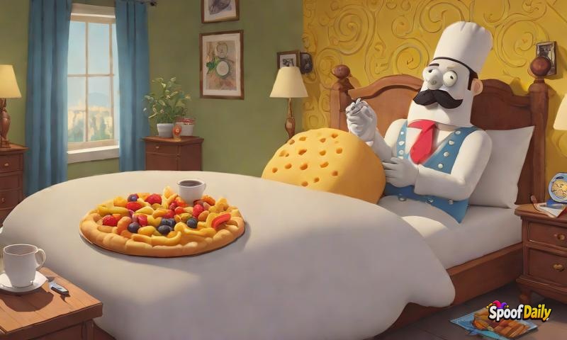 Sir Snoozealot McPillow Invents Bed That Makes Breakfast, Then Eats It For You