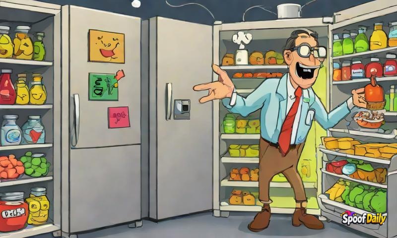 Professor Stumble McWobble Proves That Refrigerator Light Stays On To Judge Your Late-Night Snacks