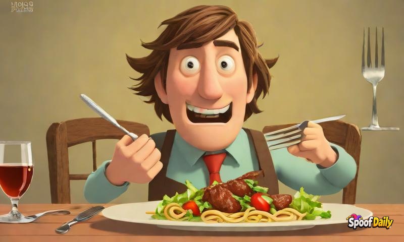 Sir Hiccup McCough Invents Fork That Tells You You're Full, Then Judgingly Removes Plate