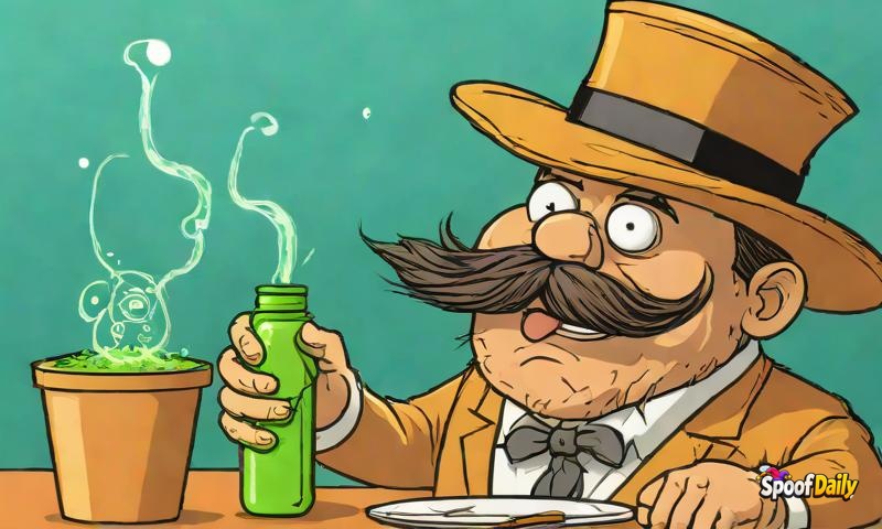 Sir Burpsalot McFizz Invents Hat That Catches Your Burps And Recycles Them As Air Freshener
