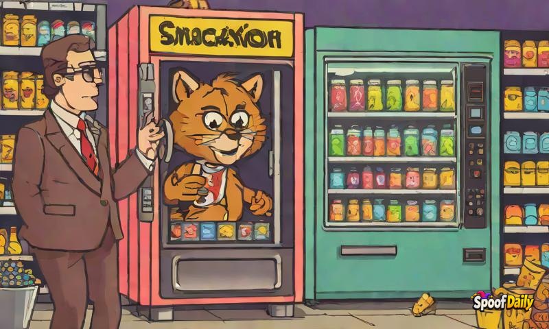 Baron Von Snackington Opens Vending Machine That Gives You A Snack AND A Therapy Session