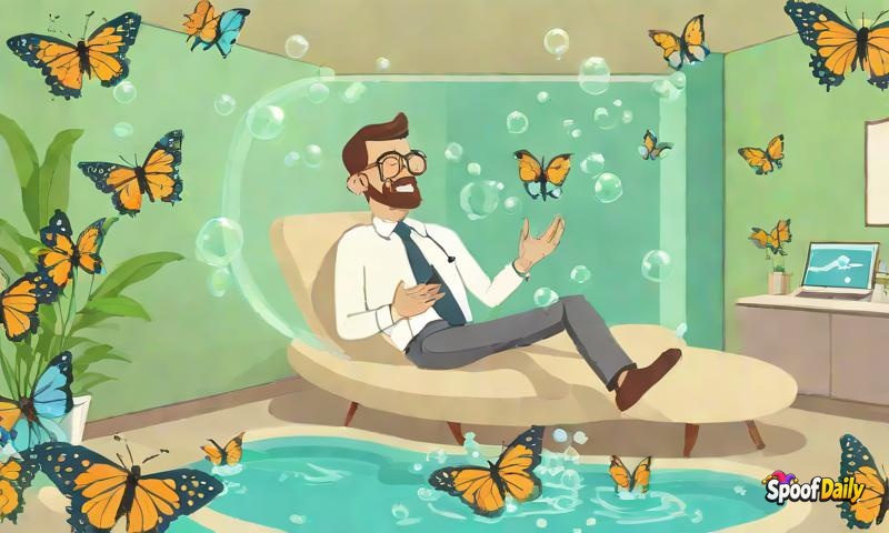 Bubbles McFizzypod Opens Spa Where You're Massaged By Gentle Butterflies With Tiny Hands