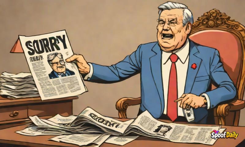 Senator Bloviate McHotair Proposes Making 'Sorry, Not Sorry' Punishable By Actually Being Sorry