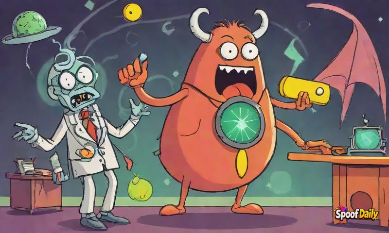 Professor Wobble McWobble Discovers That The 'Snooze Button' Actually Summons A Time Demon Named 'Gary'