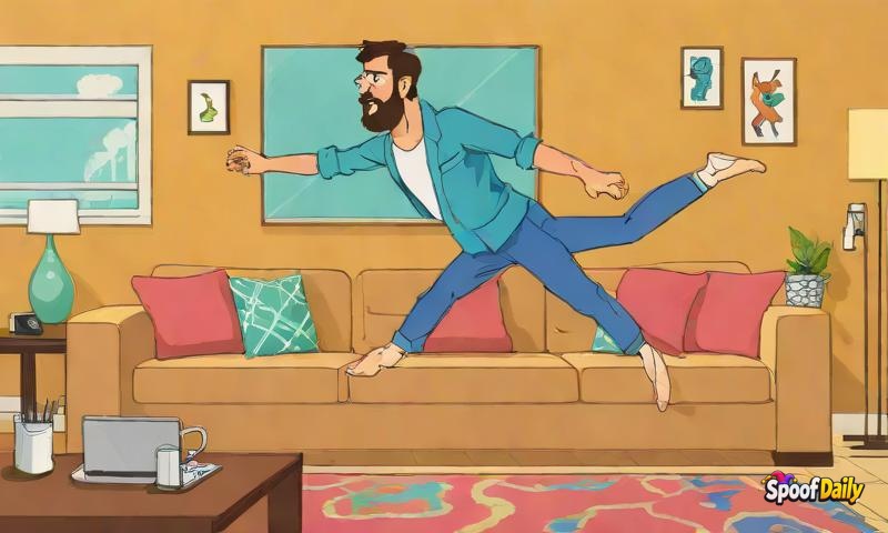 Local Man Says 'I Could Do That' While Watching Olympic Gymnast, Promptly Falls Off Couch