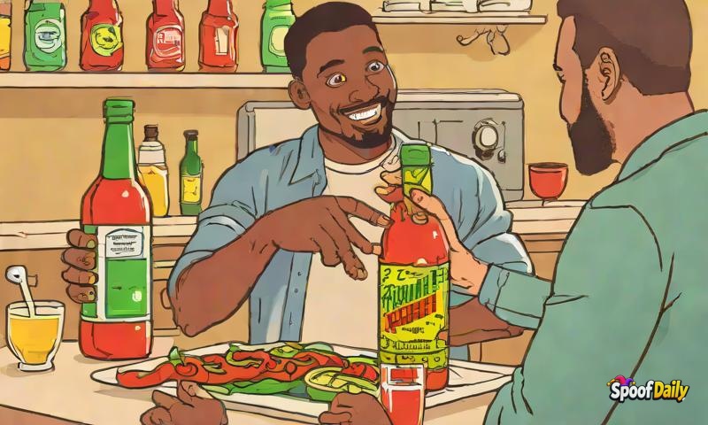 Man Brings 'Emotional Support Hot Sauce' To First Date, Puts It On Everything