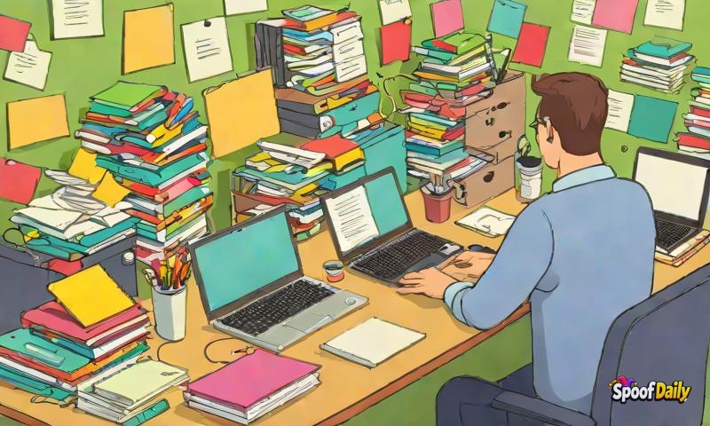 Man Has 47 Unread Work Emails, Spends 3 Hours Organizing His Desk Instead