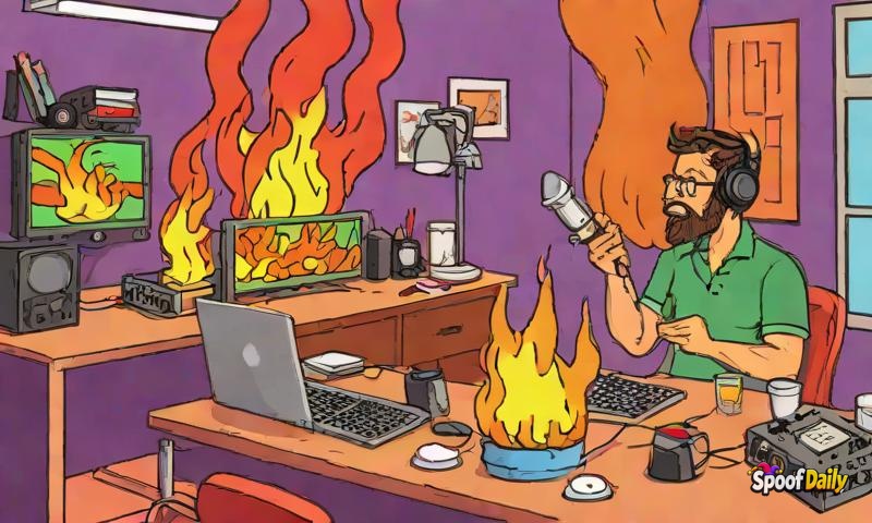 Podcaster's 'Hot Take' Was So Hot It Started An Actual Small Fire In The Studio