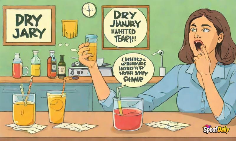 Woman's 'Dry January' Lasted 47 Minutes, Then She Posted 'Hydrated February' As A Compromise