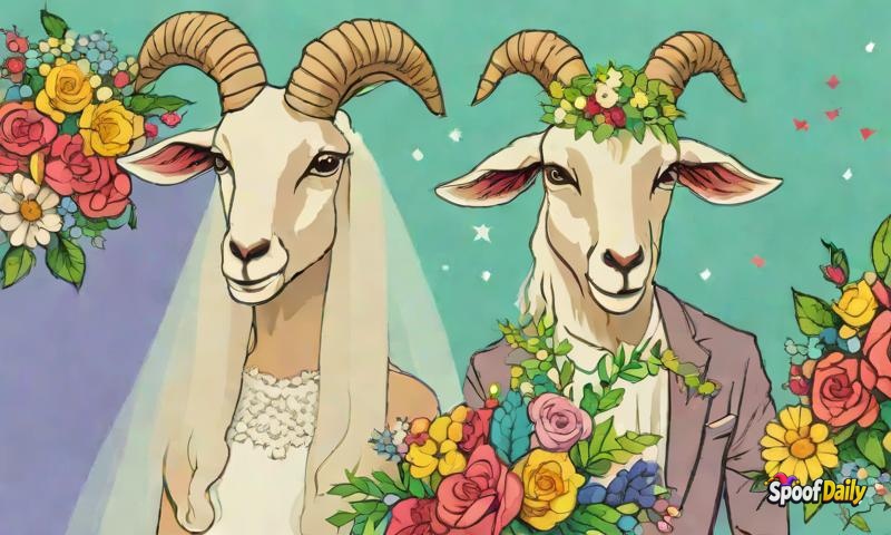 Bride's 'No Kids' Wedding Had One Exception: Her Emotional Support Goat, Gerald