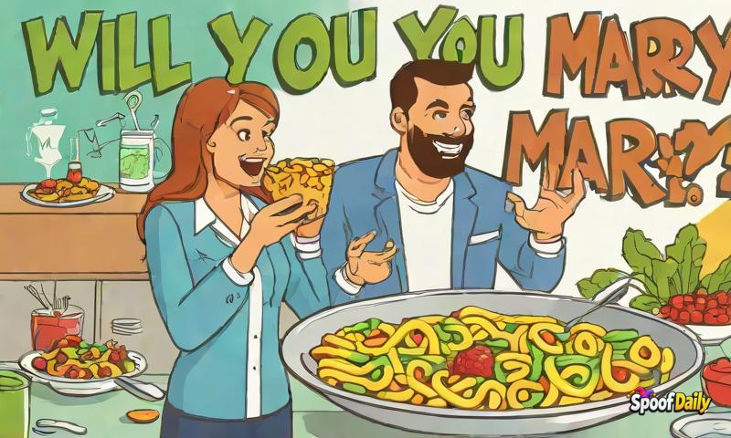 Man Proposes With 'Will You Marry Me?' Written In Alphabet Soup, She Says 'I Thought It Was A Prank'