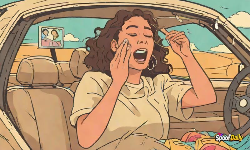 Woman's 'Healing Era' Involves Crying In Her Car, Posting A Beige Photo, And Then Crying Again