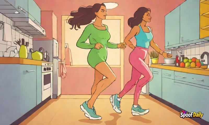 Woman's 'Hot Girl Walk' Is Just Her Walking To The Kitchen And Back, Counting It As A Workout