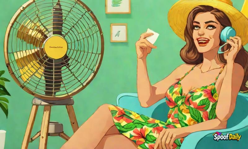 Woman's 'Hot Girl Summer' Is Just Her Sitting In Front Of A Fan, Calling It 'Self-Care'