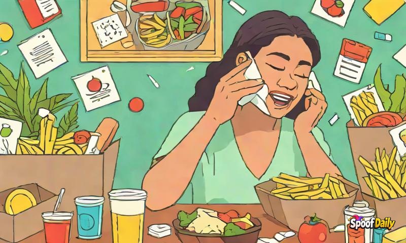 Woman's 'Self-Care Sunday' Involves Crying, A Sheet Mask, And Ordering Takeout She Won't Eat