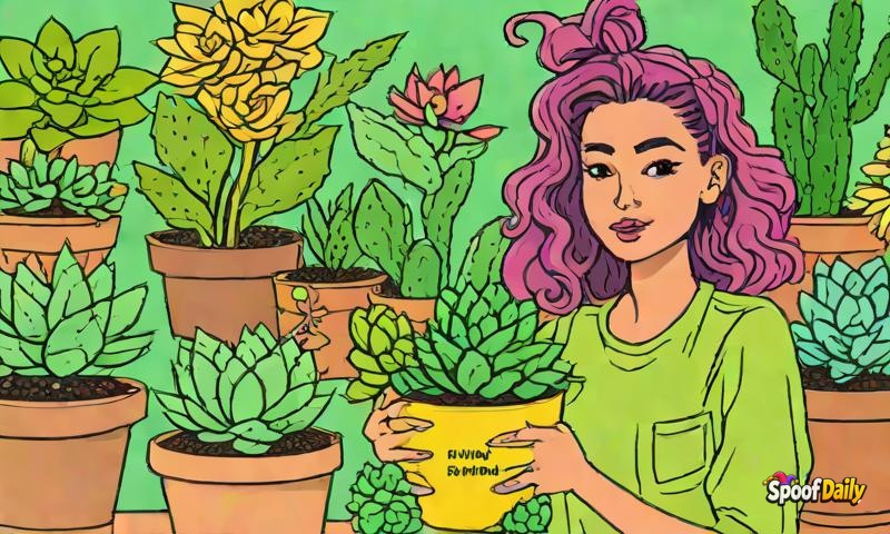 Woman's 'I'm Just A Plant Mom' Is Code For 'I Have 47 Dead Succulents And I Name Them Before They Die'