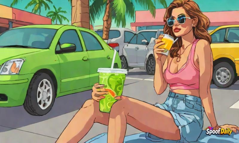 Woman's 'Hot Girl Summer' Is Actually Just Her Sitting In A Parking Lot With A Smoothie