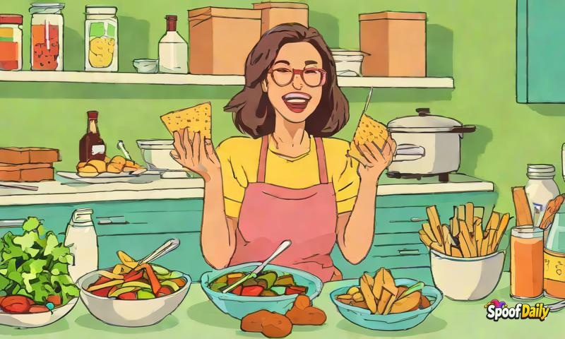Woman's 'Self-Care Sunday' Is Just Her Ordering Takeout And Pretending She Cooked It