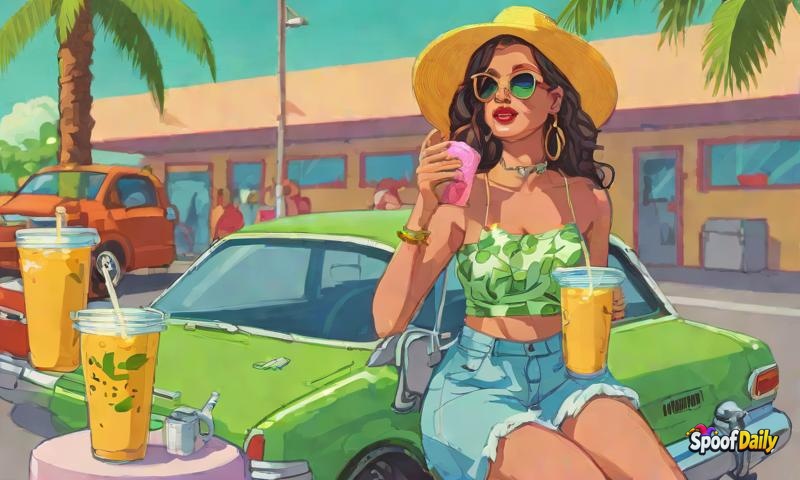 Woman's 'Hot Girl Summer' Is Just Her Sitting In A Parking Lot With A Smoothie And A Dream
