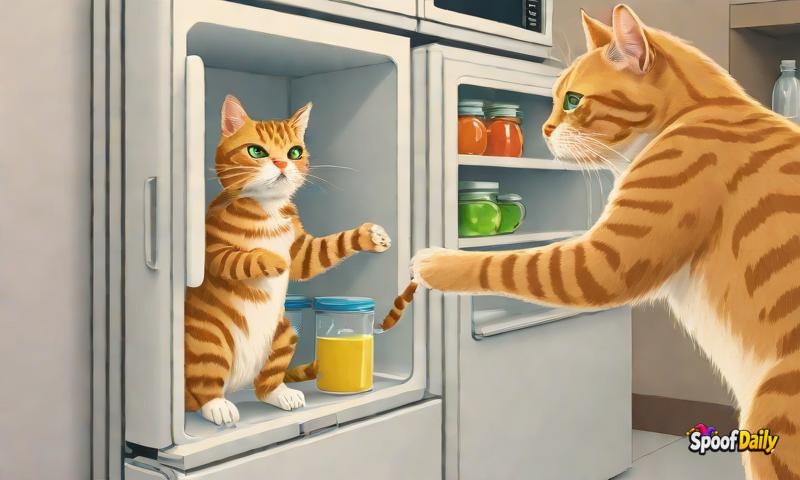 Cat Learns To Open Fridge, Now Demands Tuna On Demand, Refuses To Work For It