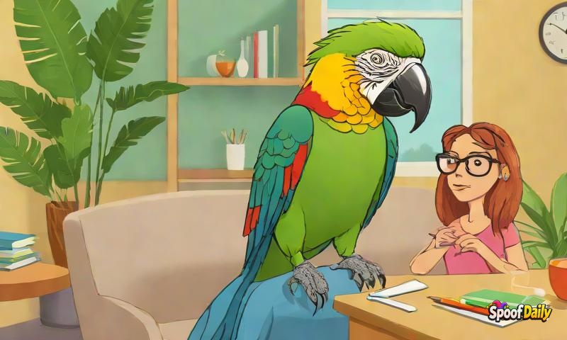 Parrot Repeats Everything Owner Says, Including Her Therapy Session, Now Therapist Has A Client