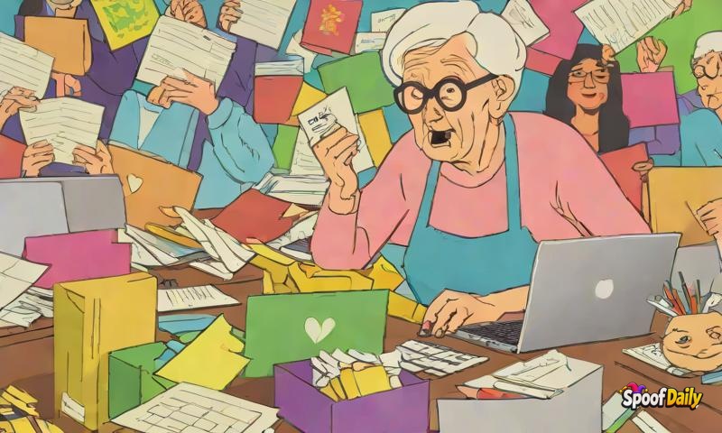 Elderly Woman Uses 'Reply All' For 47 Days Straight, Creates Chaos Across 12 Government Departments