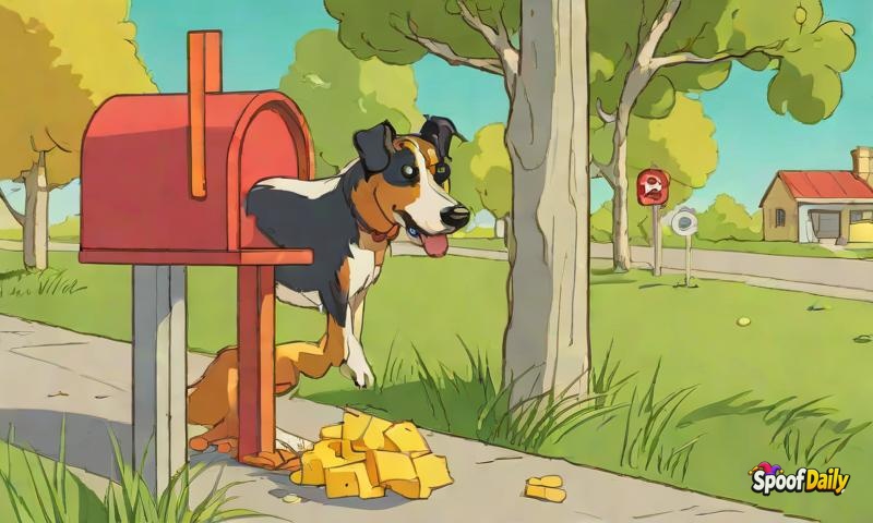 Dog Refuses To Walk Past A Specific Mailbox, Owner Discovers It's Full Of Contraband Cheese