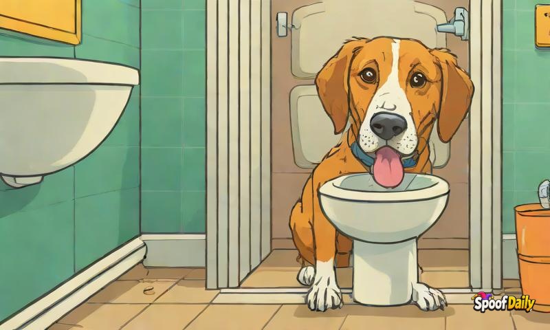 Dog Learns To Use The Toilet, Now Refuses To Go Outside, Calls It 'Beneath Him'