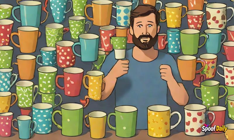 Man Uses 47 Different Mugs In One Day, Refuses To Wash Them, Now Has 'Mug Mountain'