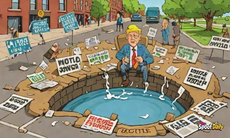 Mayor Declares All Potholes 'Art Installations,' Demands Admission Fees To View Them