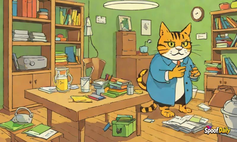 Cat Learns To Knock Things Off Tables, Now Runs A 'Rental' Service For Your Belongings