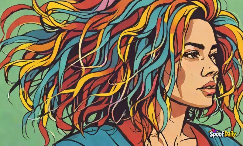 Woman's Hair Has A 'Bad Hair Day' That Lasts 3 Years, She Now Identifies As 'Abstract Expressionist'