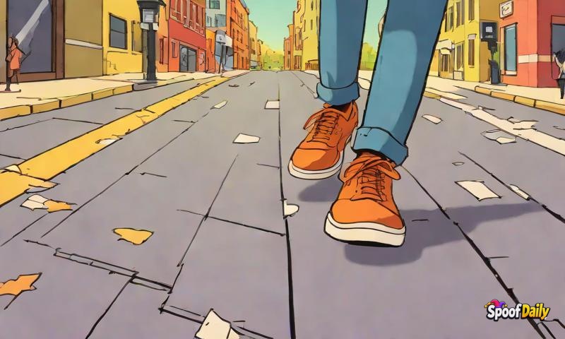 Guy's Shoes Start 'Walking On Their Own,' Now He Follows Them Around Town